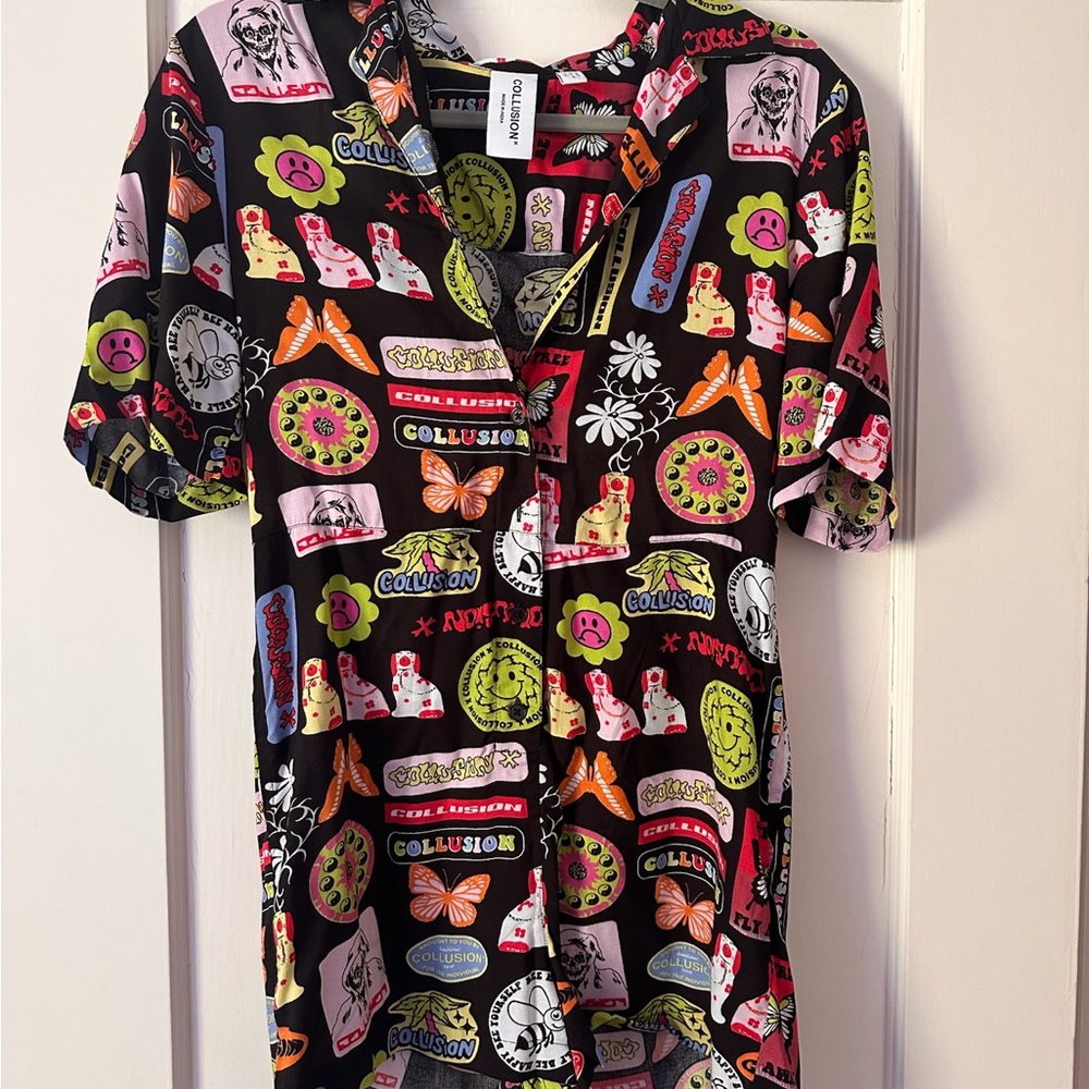 Collusion Graphic Print Shirt